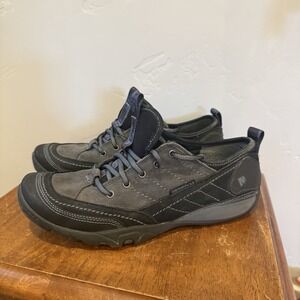 Merrell Mimosa Lace-Up Outdoor Shoes Hiking Trail Womens 9.5 Gray Suede Black